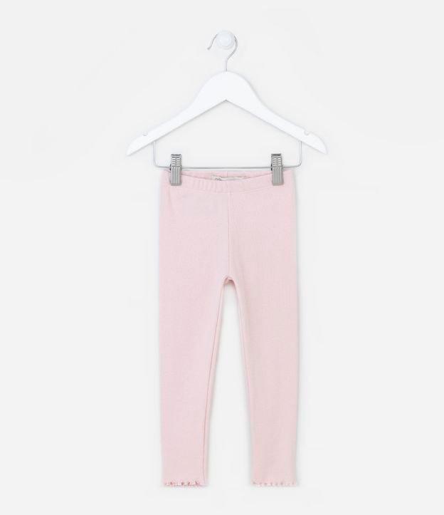 Calça Legging Infantil Canelada - Tam 1 a 5 anos - 1