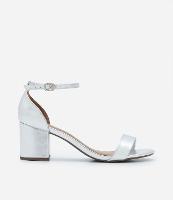 Sandália com Tira Única e Salto Médio Bloco - 1