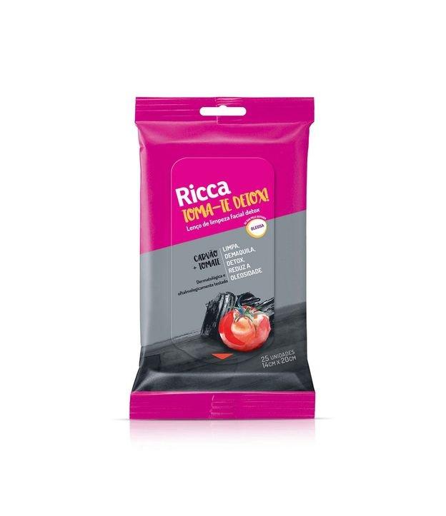 Lenço de Limpeza Facial Detox Carvão + Tomate - 1