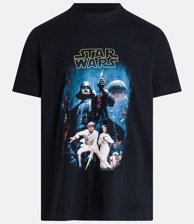 Camiseta Comfort em Algodão com Estampa Star Wars Clássico - 2
