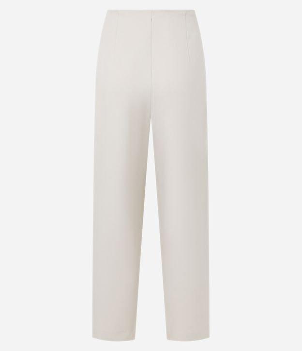 Calça Cenoura Alfaiatada com Botão Decorado no Cós - 1