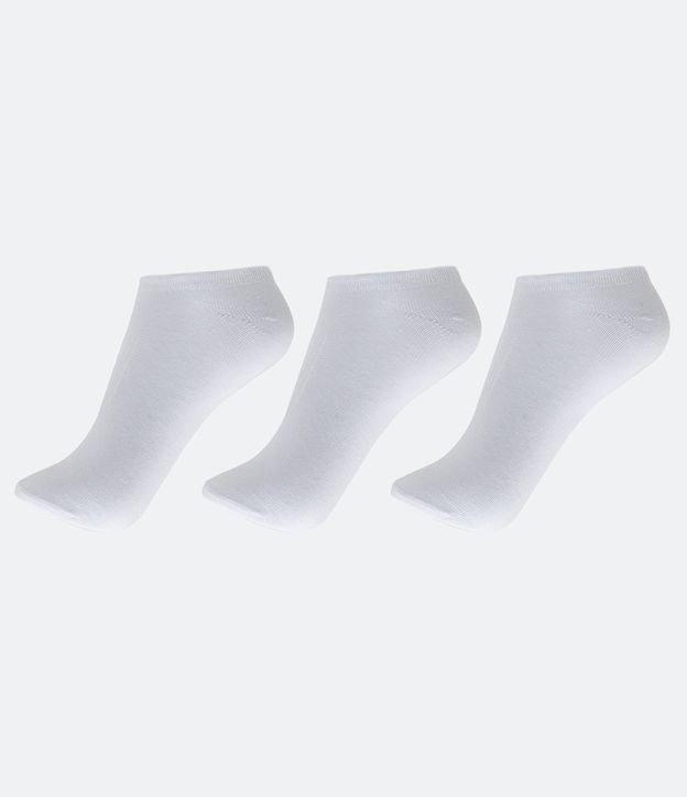 Kit 3 Meias Cano Baixo Básicas em Algodão - 1