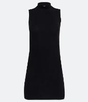 Vestido Curto em Algodão com Golinha Alta - 1