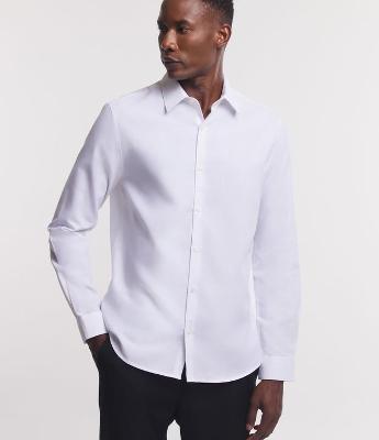 Camisa Regular em Algodão com Textura Maquinetada