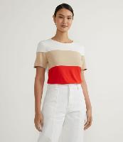 Blusa em Viscose com Bloco de Cor - 1