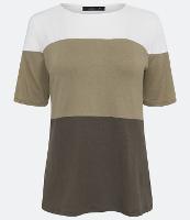 Blusa em Viscose com Bloco de Cor - 2