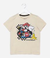 Camiseta Infantil com Estampa do Mário Kart - Tam 4 a 10 anos - 1