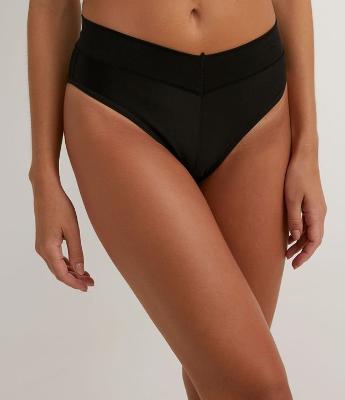 Calcinha Alta em Microfibra com Cós em V e Cava Alta DeMillus