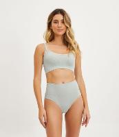 Calcinha Alta em Poliamida Seamless Texturizada - 3