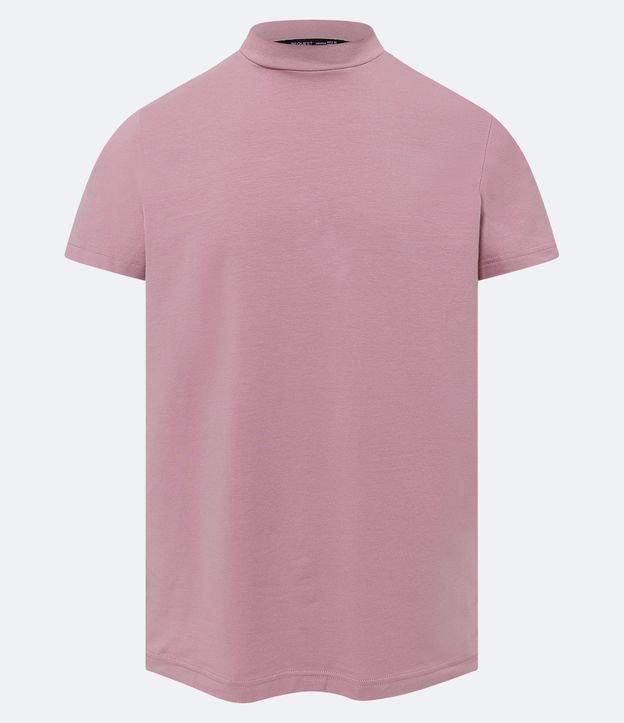 Camiseta em Meia Malha com Gola Média e Manga Curta - 2