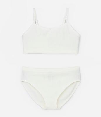 Conjunto Sutiã e Calcinha Infantil sem Costura - Tam 10 a 14 Anos