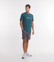 Bermuda Esportiva com Laser Cut e Bolsos com Zíper - 1