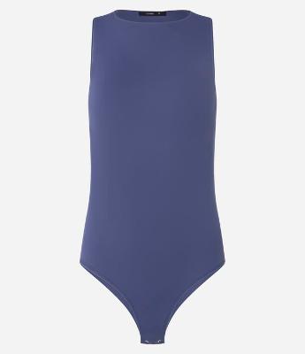 Body Básico em Poliamida com Gola Redonda