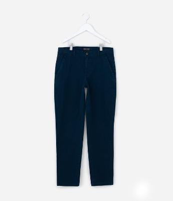Calça Slim Infantil com Bolsos - Tam 5 a 14 anos