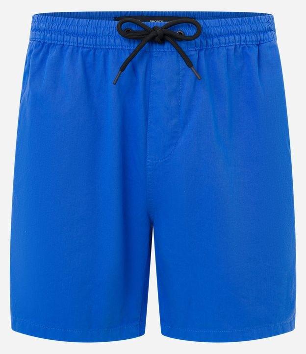 Bermuda em Sarja com Elástico no Cós e Cordão - 1