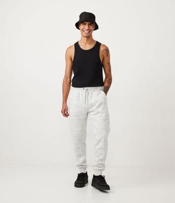 Calça Básica em Moletom com Cós Elástico e Bolsos