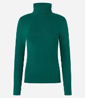 Suéter em Tricô com Gola Alta Estruturada - 1