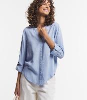 Camisa em Viscolinho com Abotoamento Frontal - 1