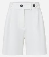 Bermuda Alfaiatada com Pregas e Fechamento Transpassado - 1