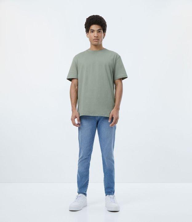 Calça Skinny Jeans com Bolsos - 1