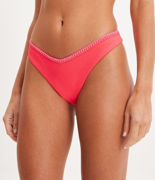 Biquíni Calcinha Asa Delta com Detalhe em Pesponto - 1