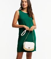 Vestido em Viscolinho com Alça Larga e Fechamento em Zíper nas Costas - 2