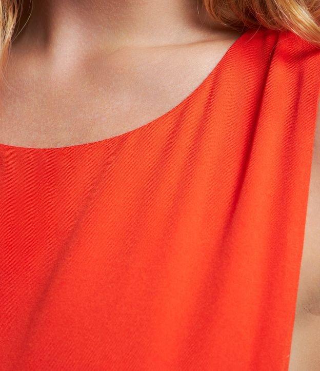Vestido em Viscolinho com Alça Larga e Fechamento em Zíper nas Costas - 2
