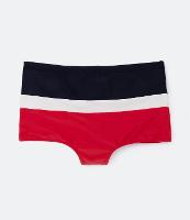 Sunga em Microfibra com Estampa de Listras Náuticas - 2