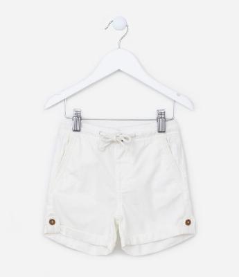 Bermuda Infantil em Sarja com Amarração - Tam 1 a 5 anos