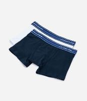 Kit 02 Cueca Boxer Infantil em Algodão com Cós Elástico Lupo - Tam P ao GG - 1