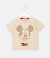 Camiseta Infantil com Estampa em Relevo Mickey Mouse - Tam 1 a 5 Anos - 1