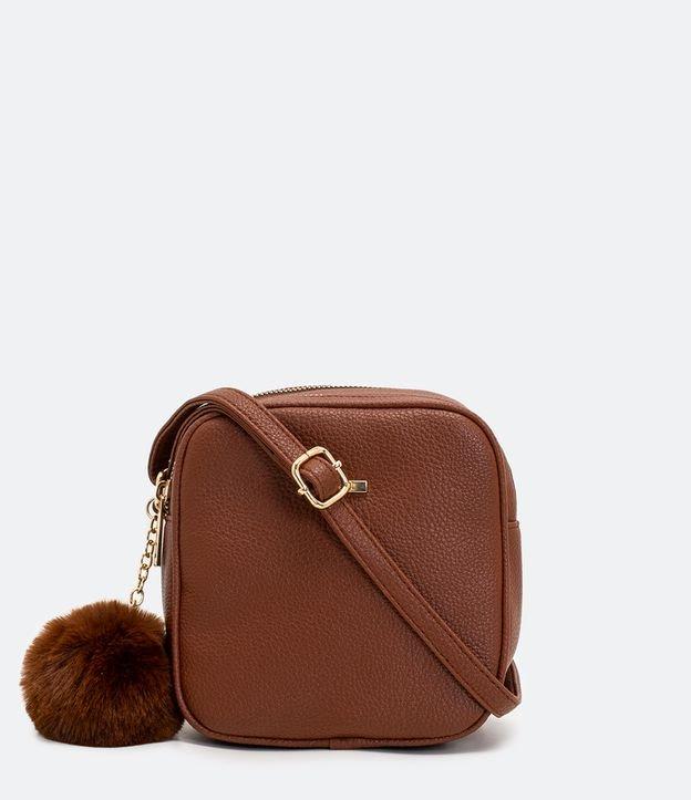 Bolsa Transversal Floater com Pompom - 1