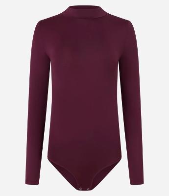 Body Básico em Poliamida com Golinha Alta