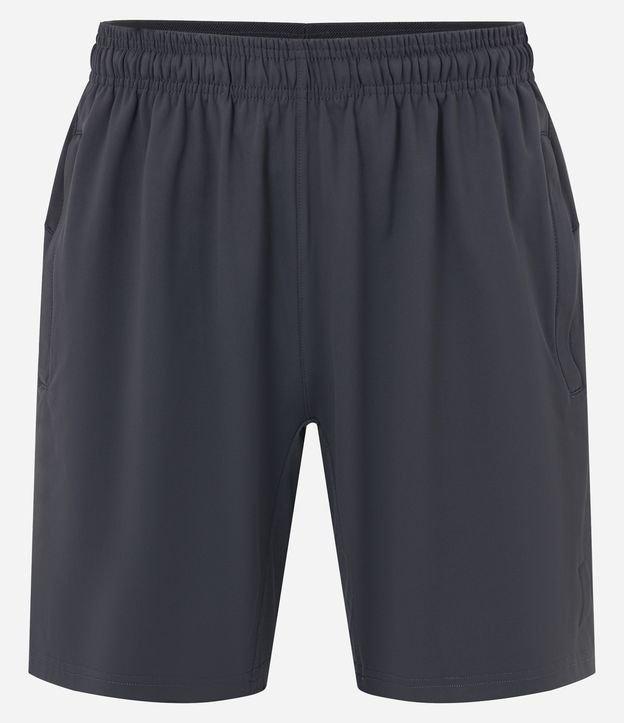 Bermuda Esportiva em Microfibra com Zíper no Bolso - 2