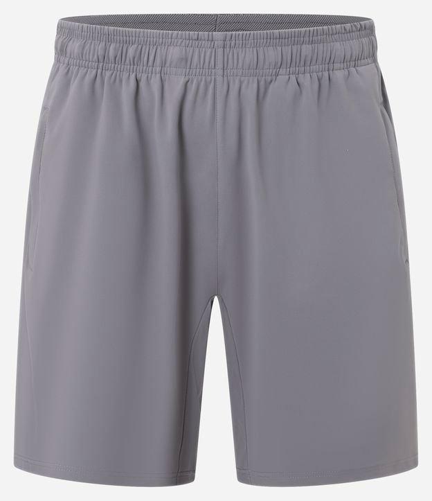 Bermuda Esportiva em Microfibra com Zíper no Bolso - 1