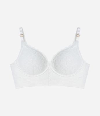 Sutiã Alongado em Renda com Bojo