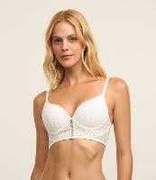 Sutiã Alongado em Renda com Bojo - 2