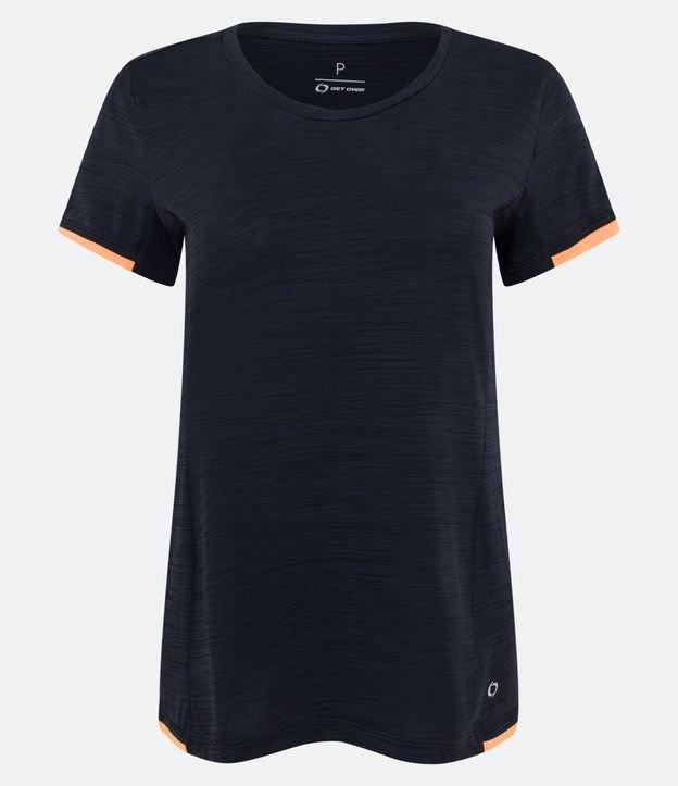 Camiseta Esportiva em Poliamida com Viés Contrastante - 2