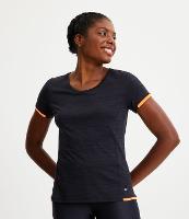 Camiseta Esportiva em Poliamida com Viés Contrastante - 1