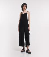 Macacão em Viscose com Bolso Cargo e Alcinha com Regulador - 1