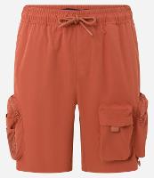 Bermuda Cargo com Cós Elástico e Bolsos Táticos - 1