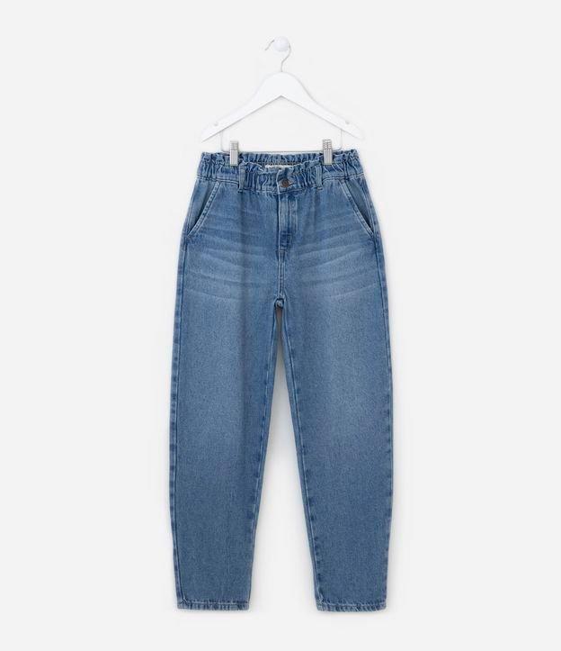 Calça Infantil em Jeans com Cós Elástico - Tam 5 A 14 - 1