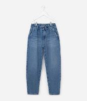 Calça Infantil em Jeans com Cós Elástico - Tam 5 A 14 - 1