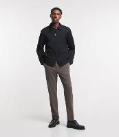 Calça Alfaiatada com Pregas e Cós Elástico - 1