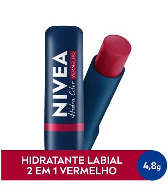 Hidratante Labial Hidra Color 2 em 1 Nivea