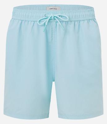 Bermuda de Banho em Microfibra com Cós Elástico e Bolsos