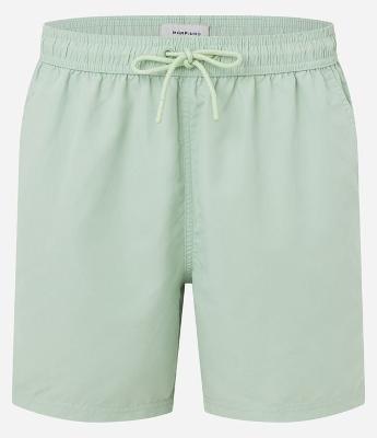 Bermuda de Banho em Microfibra com Cós Elástico e Bolsos