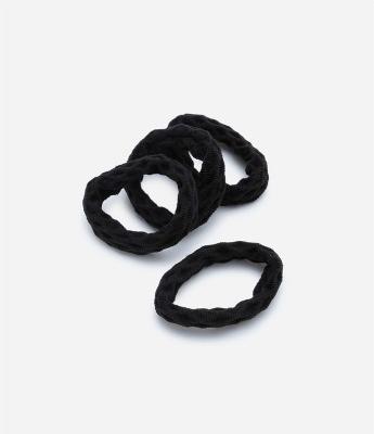 Kit 04 Elástico de Cabelo Grossas