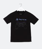 Camiseta Infantil com Estampa em Auto Relevo PlayStation - Tam 5 a 14 Anos - 1