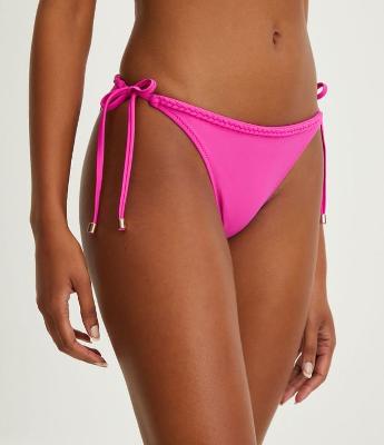 Biquíni Calcinha Lacinho em Microfibra com Trançado no Cós